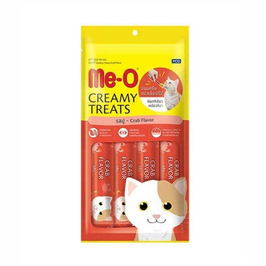 Me-o Creamy Yengeçli Ve Ton Balıklı Yetişkin Kedi Ödülü 4X15 GR | SRC: Barcode: 8850477013711